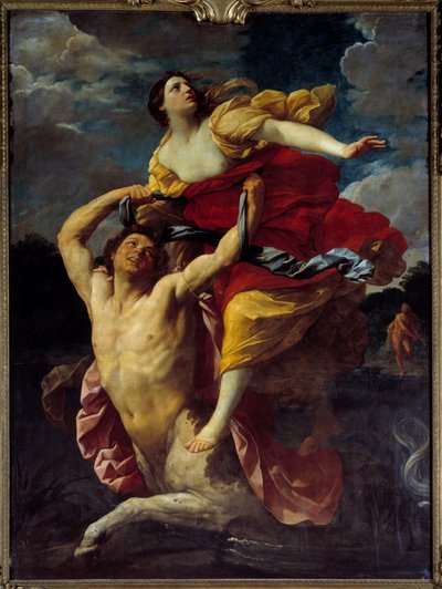 Dejanire lyft av kentauren Nessus (Nessos) Målning av Guido Reni dit le Guide (1575-1642) 1620 Sön. 2,391,93 m av Guido Reni