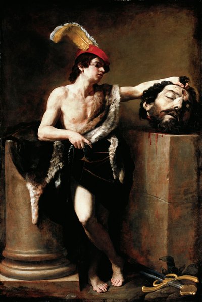 Italien, David med Goliats huvud av Guido Reni