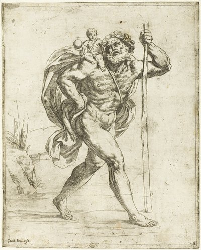 Sankt Kristoffer av Guido Reni
