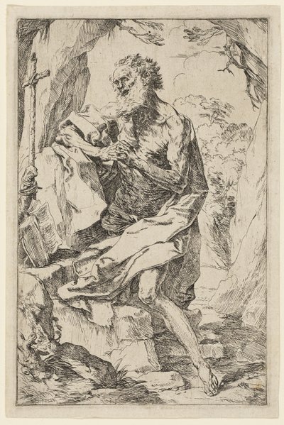 Sankt Jerome av Guido Reni