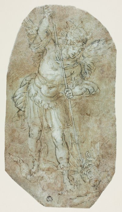 Ärkeängeln Mikael och djävulen av Guido Reni