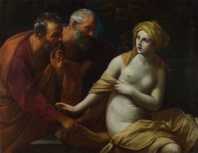 Susannah och de äldre, 1622-1625 av Guido Reni