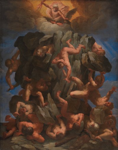 Jättarnas fall av Guido Reni