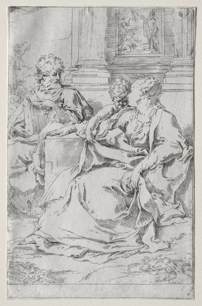 Den heliga familjen av Guido Reni