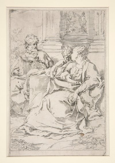 Den heliga familjen av Guido Reni