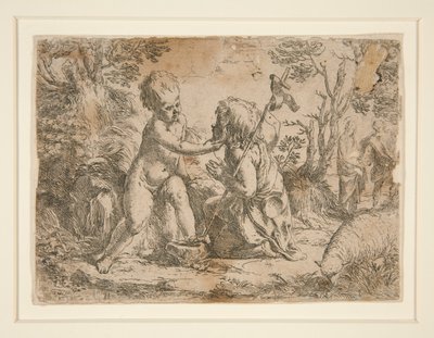 Jesusbarnet och Johannes Döparen av Guido Reni