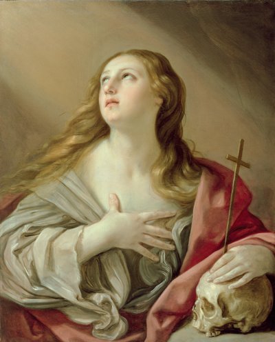 Den ångerfulla Magdalena, ca 1638 (olja på duk) av Guido Reni