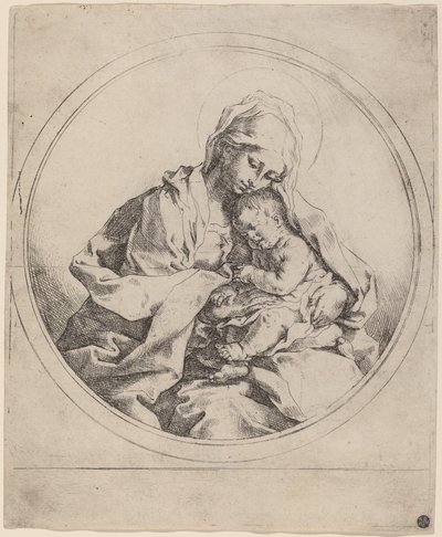 Jungfru och barn av Guido Reni