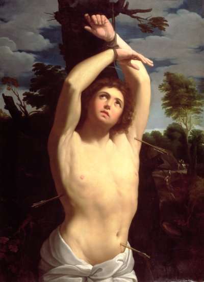 St Sebastian av Guido after Reni