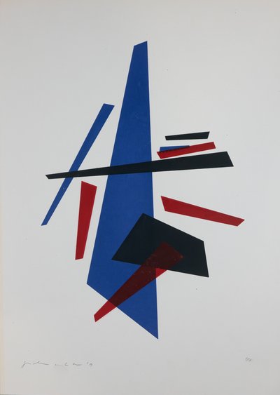 Movement Nº7, 2019 (silkscreen) av Guilherme Pontes