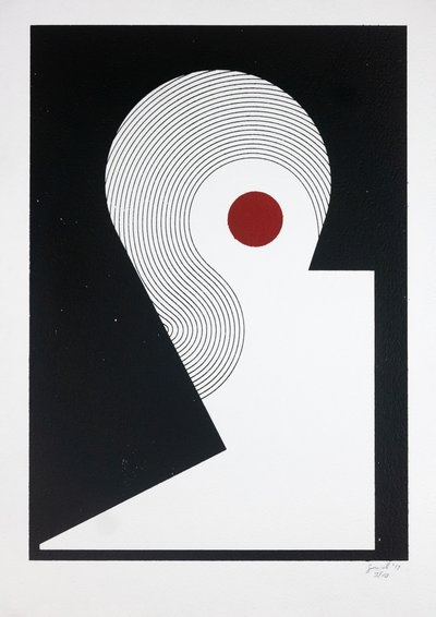 Portrait Of A Ballerina Nº1, 2019 (silkscreen) av Guilherme Pontes