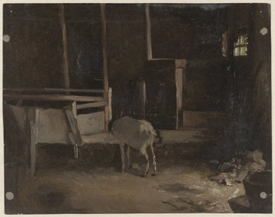 Unge i ett stall av Guillaume Anne van der Brugghen