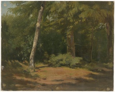 Öppen plats i skogen av Guillaume Anne van der Brugghen