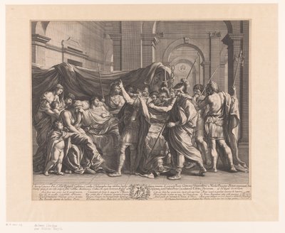 Germanicus på sin dödsbädd av Guillaume Chasteau