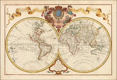 1720 års världskarta - Mappemonde a l