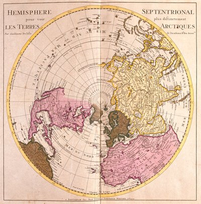 Arktiska jordar av Guillaume Delisle
