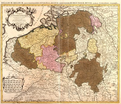 Belgien, Luxemburg av Guillaume Delisle