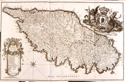 Korsika, Frankrike av Guillaume Delisle