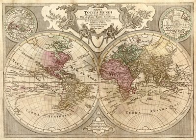 Mappa totius mundi - adornata juxta observationes dnn. academiae regalis scientiarum et nonnullorum aliorum secundum annotationes recentissimas LOC 2006627254 av Guillaume Delisle