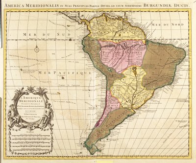 Panama, Argentina, Bolivia, Brasilien, Chile, Colombia, Ecuador, Franska Guyana, Guyana, Paraguay, Peru, Surinam, Uruguay, Venezuela av Guillaume Delisle