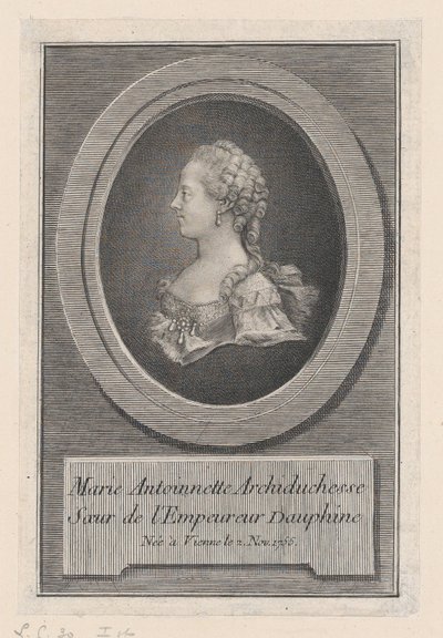Marie Antoinette, prinsessa, 1770. av Guillaume Phillipe Benoist