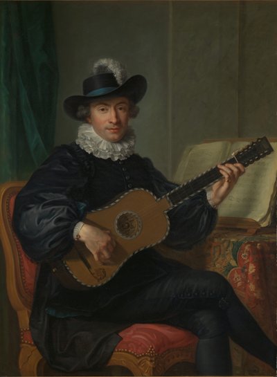 Porträtt av Monsieur Aublet, ca. 1782. av Guillaume Voiriot