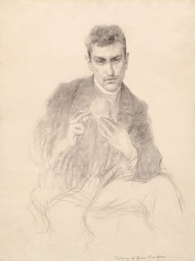 Porträtt av Magnus Enckell av Gunnar Berndtson