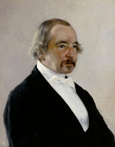 Porträtt av Zacharias Topelius av Gunnar Berndtson
