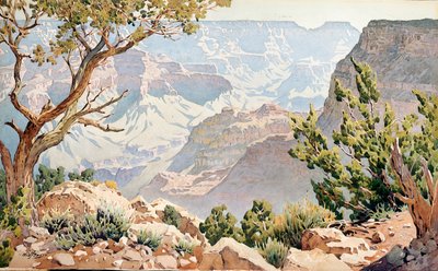 Grand Canyon (w/c ombord) av Gunnar Widforss