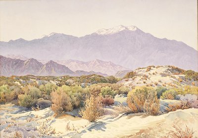 San Jacinto (w/c på papper) av Gunnar Widforss