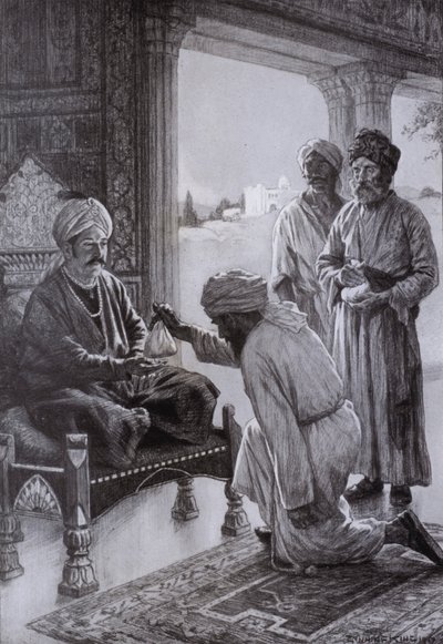 Liknelsen om talangerna (litho) av Gunning King