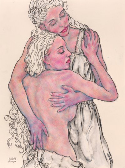mor och dotter av Gunter Langer