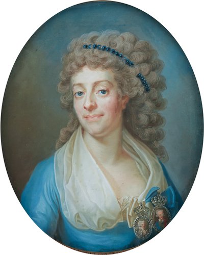 Porträtt av Hedvig Katarina Piper av Gustaf Lundberg
