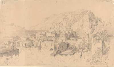 Utsikt över Capri av Gustaf Wilhelm Palm
