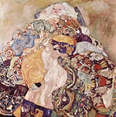Baby(Cradle) av Gustav Klimt