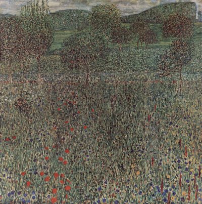 Blühendes Feld av Gustav Klimt