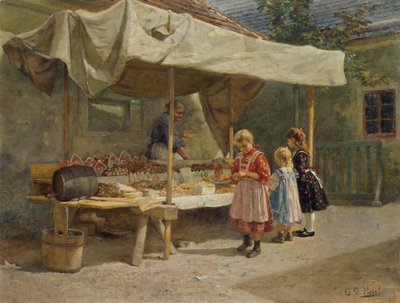 Vid pepparkaksståndet av Gustav Adolf Hessl