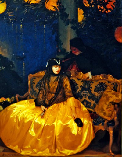 Temptation (olja på duk) av Gustav Bernhard Osterman