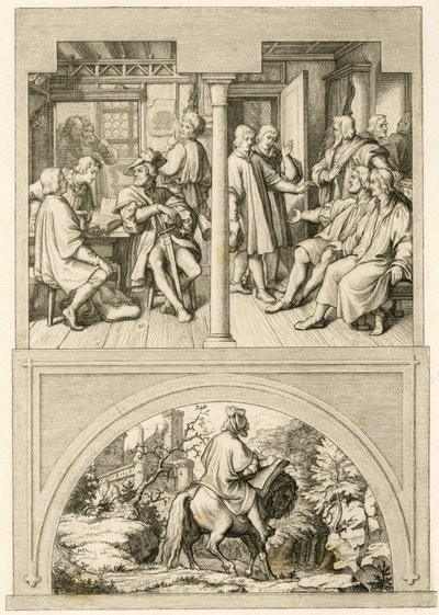 Flera bilder från Martin Luthers liv av Gustav Ferdinand Leopold Konig