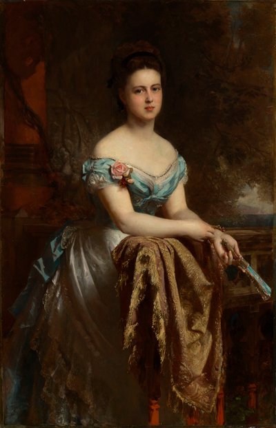 Storhertiginnan Maria Alexandrovna av Ryssland, 1853-1920, 1873. av Gustav Karl Ludwig Richter