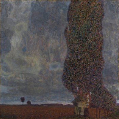 Närmar sig åskväder The Large Poplar II, 1903 av Gustav Klimt