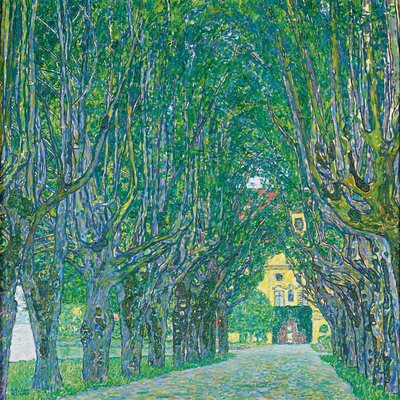 Avenue of Schloss Kammer Park av Gustav Klimt