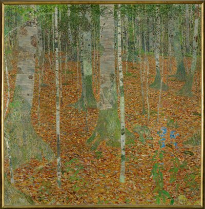 Beech Woods (Björkskogen) av Gustav Klimt