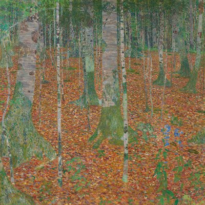Björkskogen av Gustav Klimt