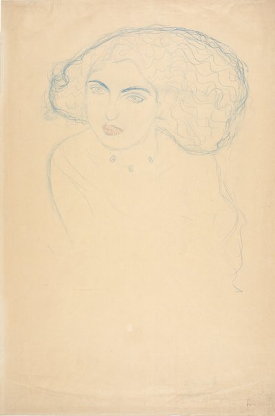 Chef för en kvinna, ca. 1916. av Gustav Klimt