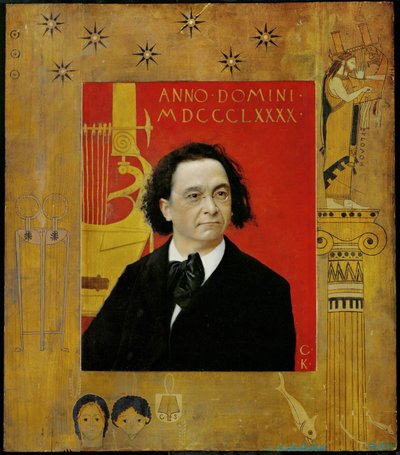 Joseph Pembauer, pianist och pianopedagog av Gustav Klimt