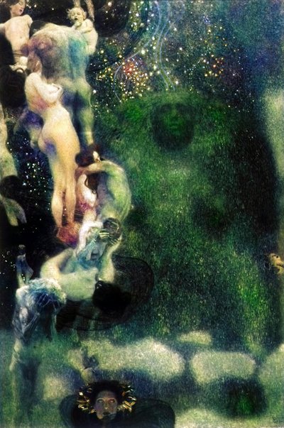 Klimt takmålningar vid Wiens universitet av Gustav Klimt