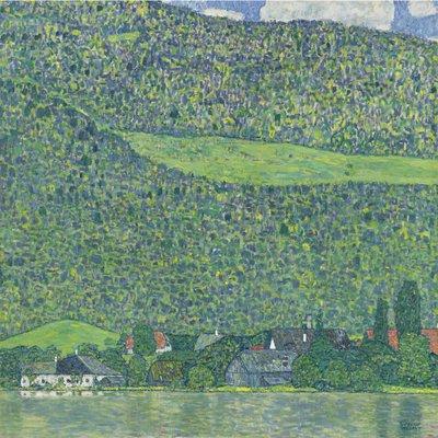 Litzlberg vid Attersee, 1914-1915 av Gustav Klimt
