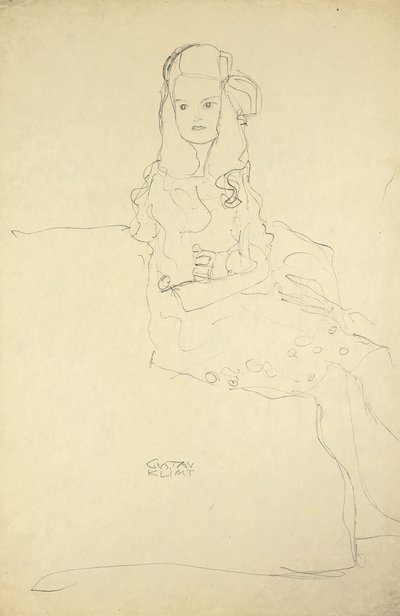 Mada Primavesi, ca 1912 av Gustav Klimt