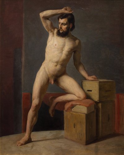 Naken man av Gustav Klimt
